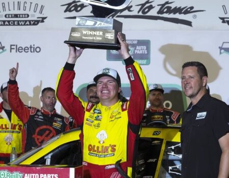 Sheldon Creed wins Chase opener at Darlington, closes championship gap