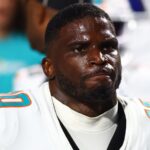 Tyreek Hill was most recently with the Miami Dolphins before being released in February